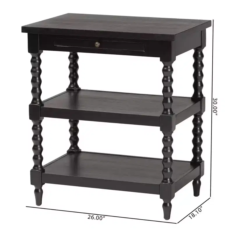 Baxton Studio Imogene Wood End Table