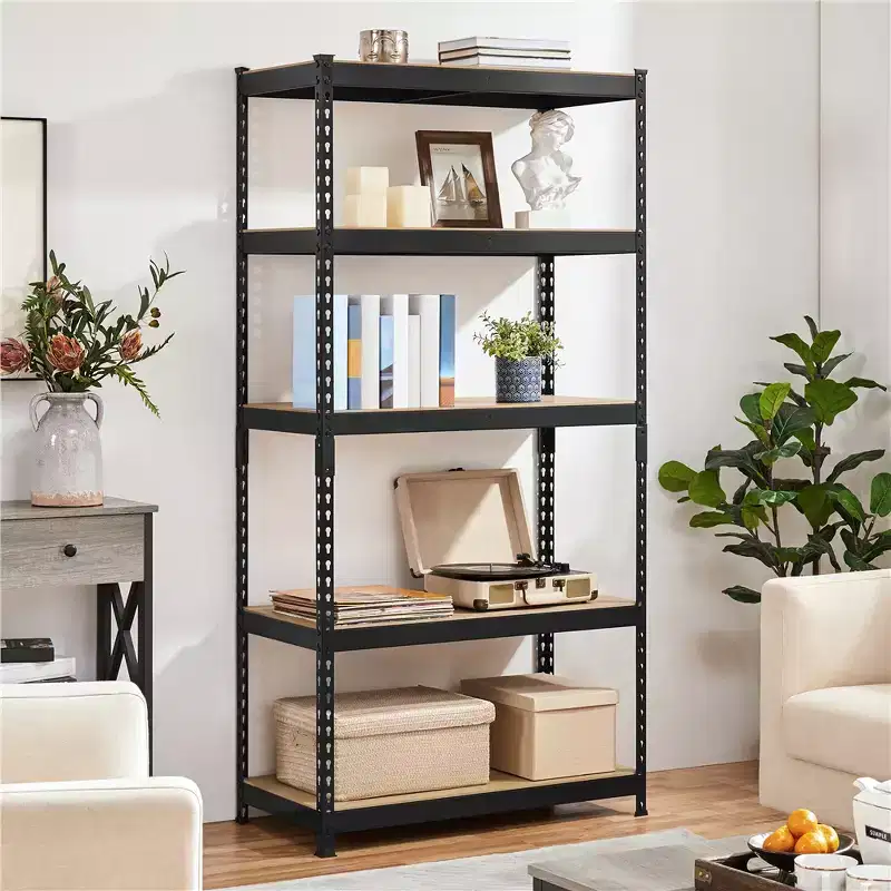Yaheetech 5-Tier Utility Storage Shelves Garage Metal Shelving Unit