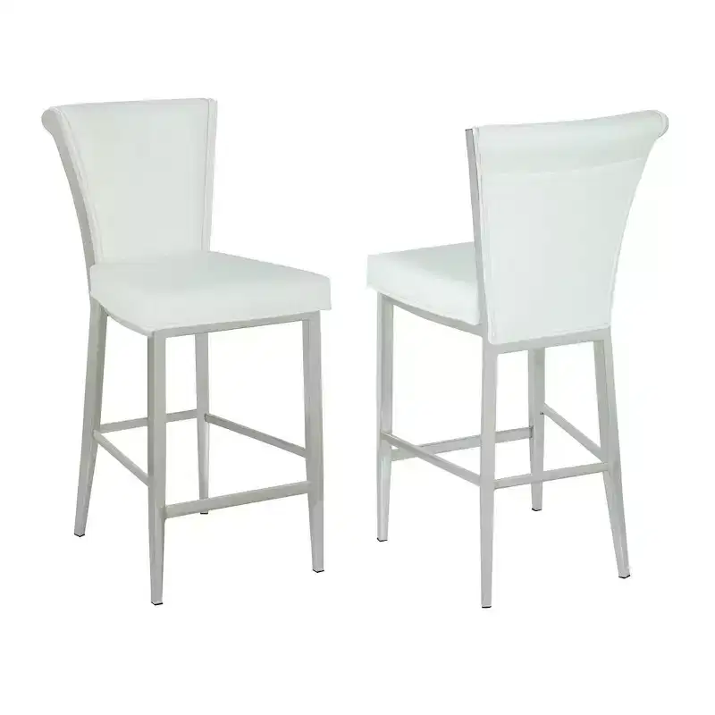 Chintaly Imports,Contemporary Flare Back Bar Stool