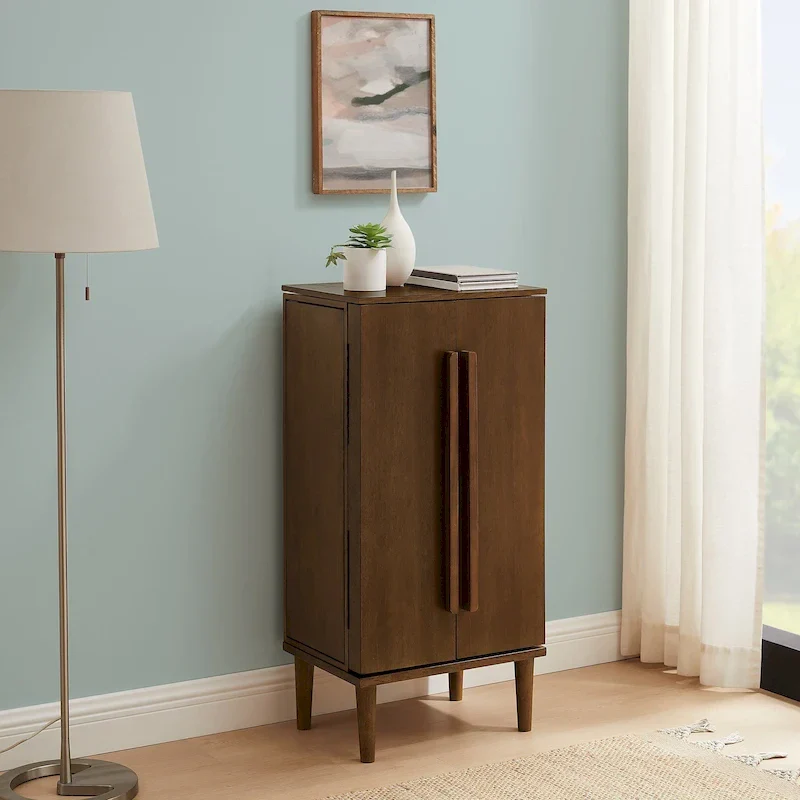 Keeler Wooden 7-Drawer Jewelry Armoire