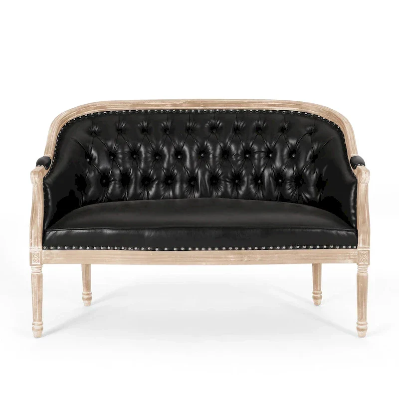 Faye Tufted Upholstered Loveseat by