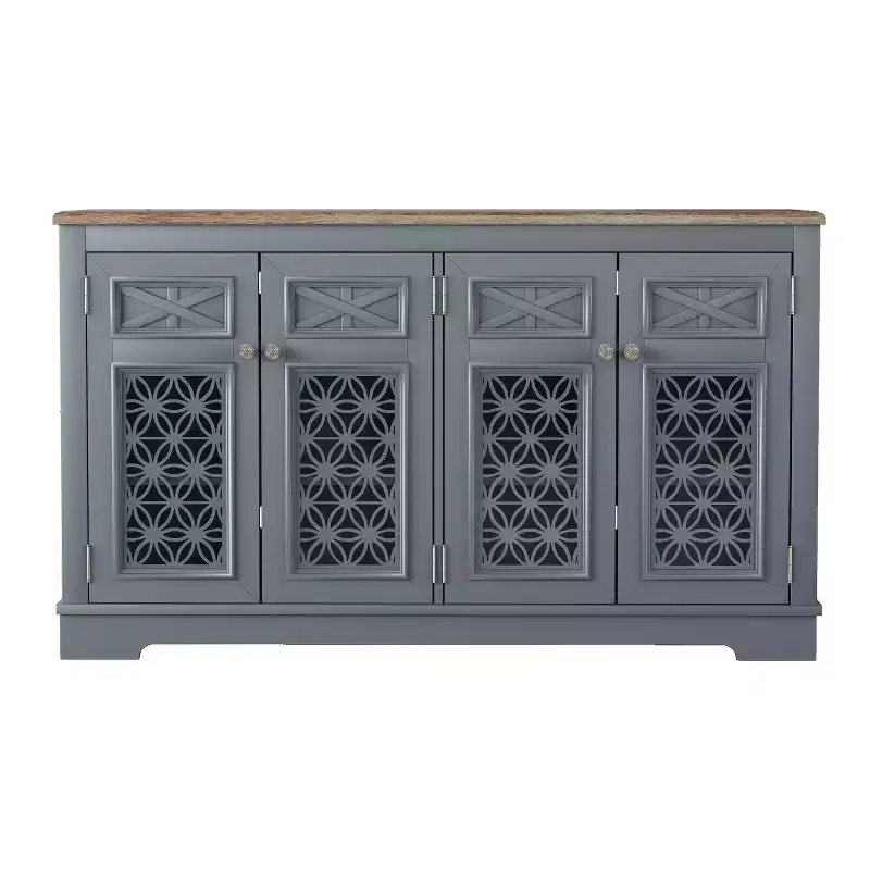 Festivo 57" Vintage Storage Accent Buffet Sideboard Cabinet