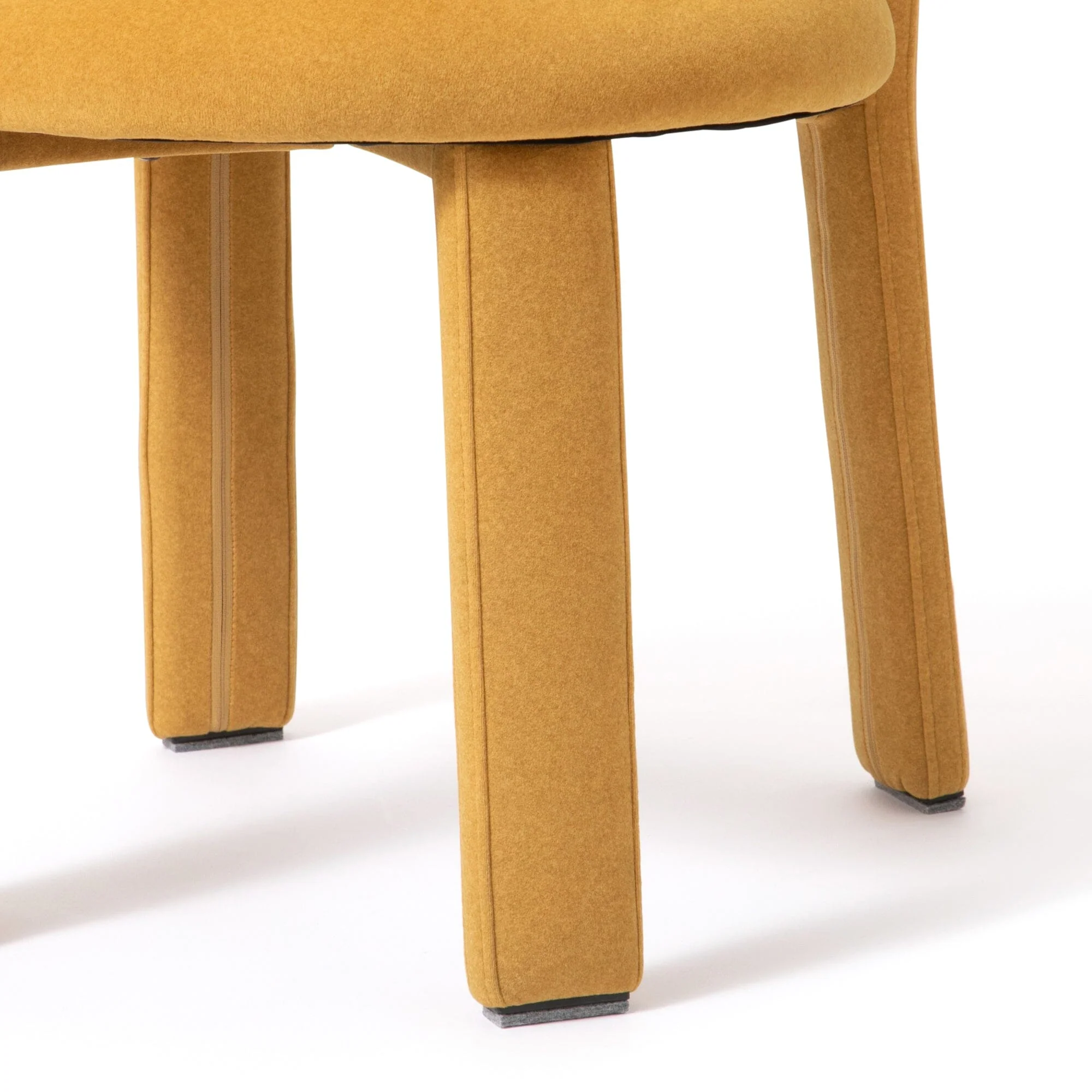 Yellow Upholstered Accent Chair