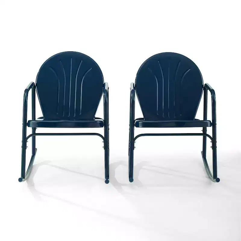 Griffith Set of 2 Metal Rocking Chairs - Crosley