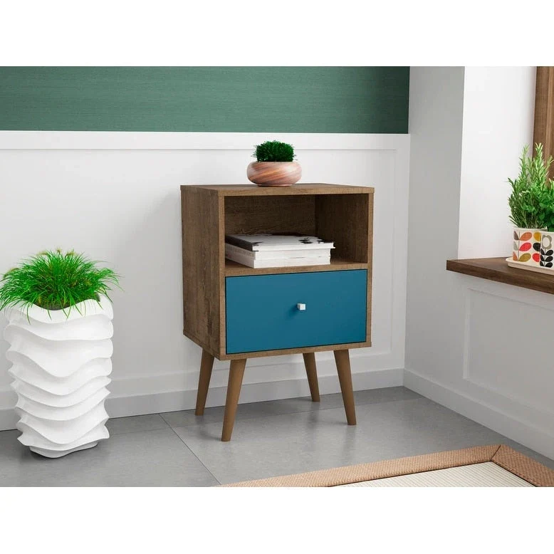 Liberty 1.0 Mid Century Modern 1 Drawer Nightstand