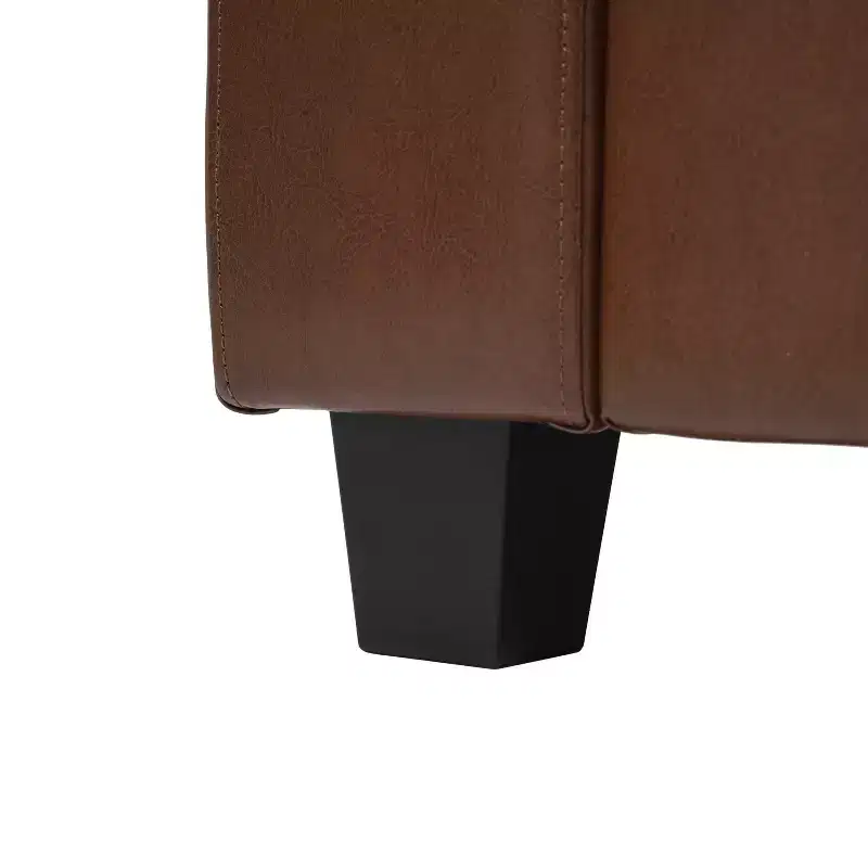 Christopher Knight Home Galen Modern Faux Leather Upholstered Armchair
