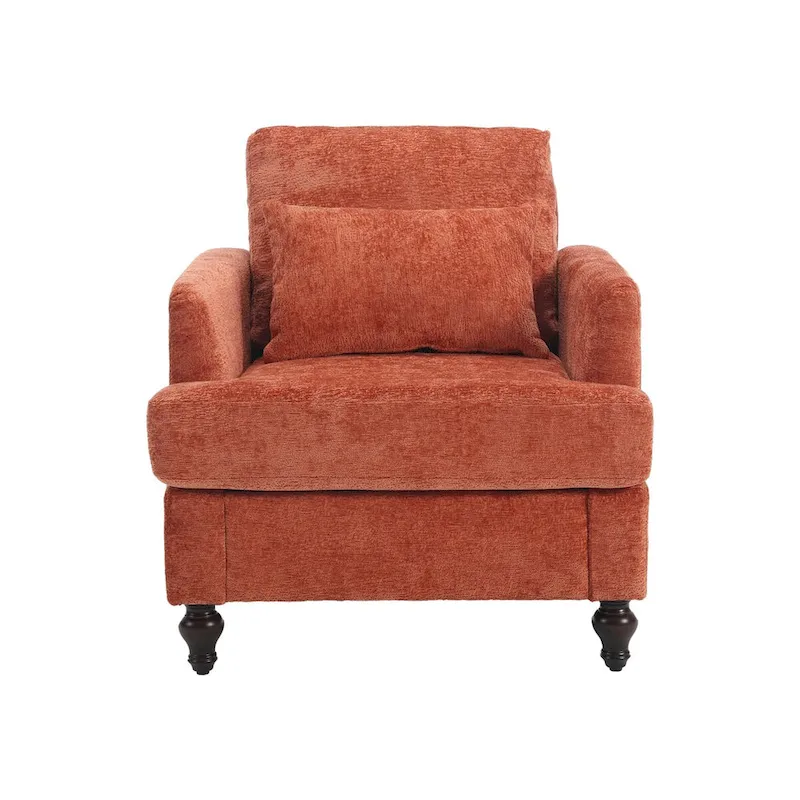 Wooden Frame Armchair, Modern Accent Chair Lounge Chair