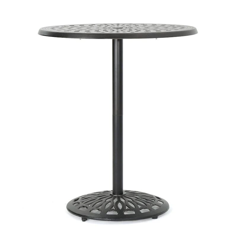 Cast Aluminium 35 Round Bar Table