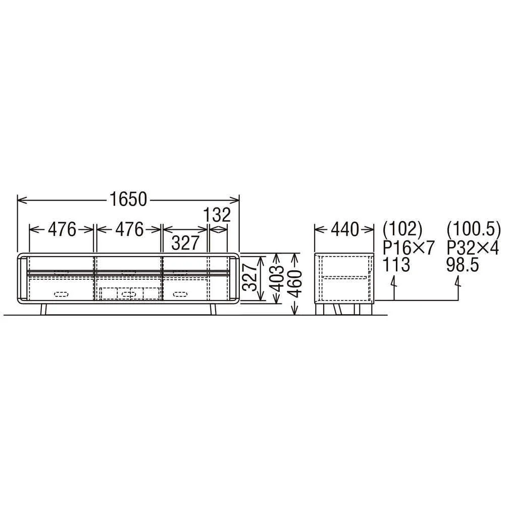 TV Board Mid Standard - Cabinet