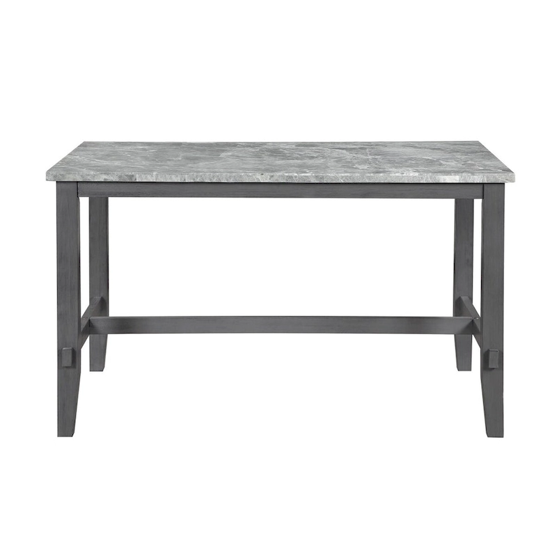 Hudson Marble 7pc Counter Height Set