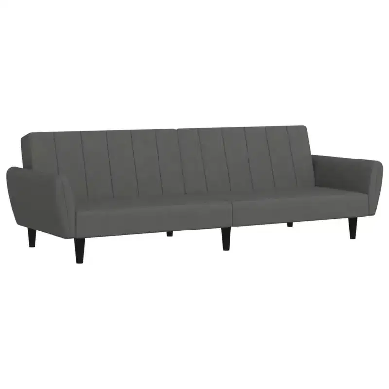 vidaXL 2-Seater Sofa Bed Accent Upholstered Loveseat Sleeper Couch Velvet