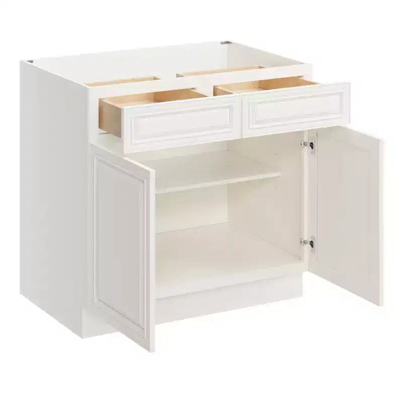 CASAINC 30 in. W x 24 in. D x 34.5 in. H Base Kitchen Cabinet with Drawer and Soft-Close Hinges  Plywood RTA Cabinet