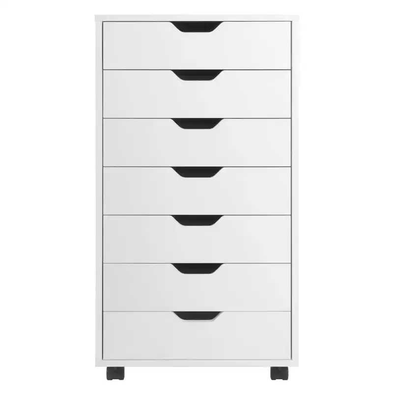 7 Drawer Cabinet with Casters -