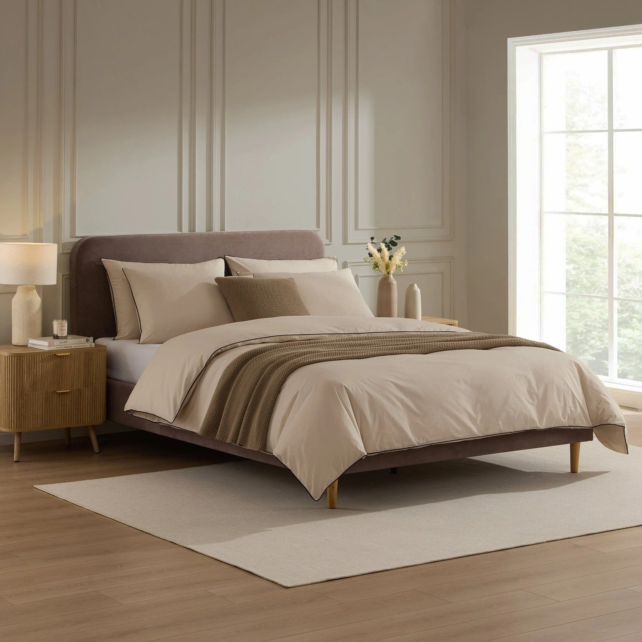 Bed - Taupe