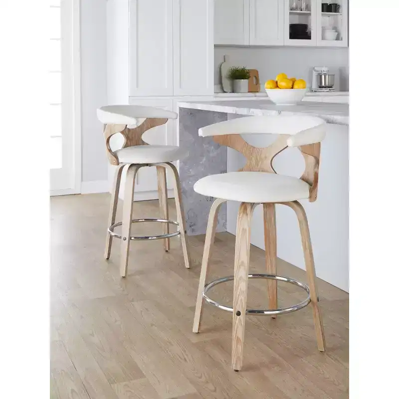 Set of 2 Gardenia Counter Height Barstools - LumiSource