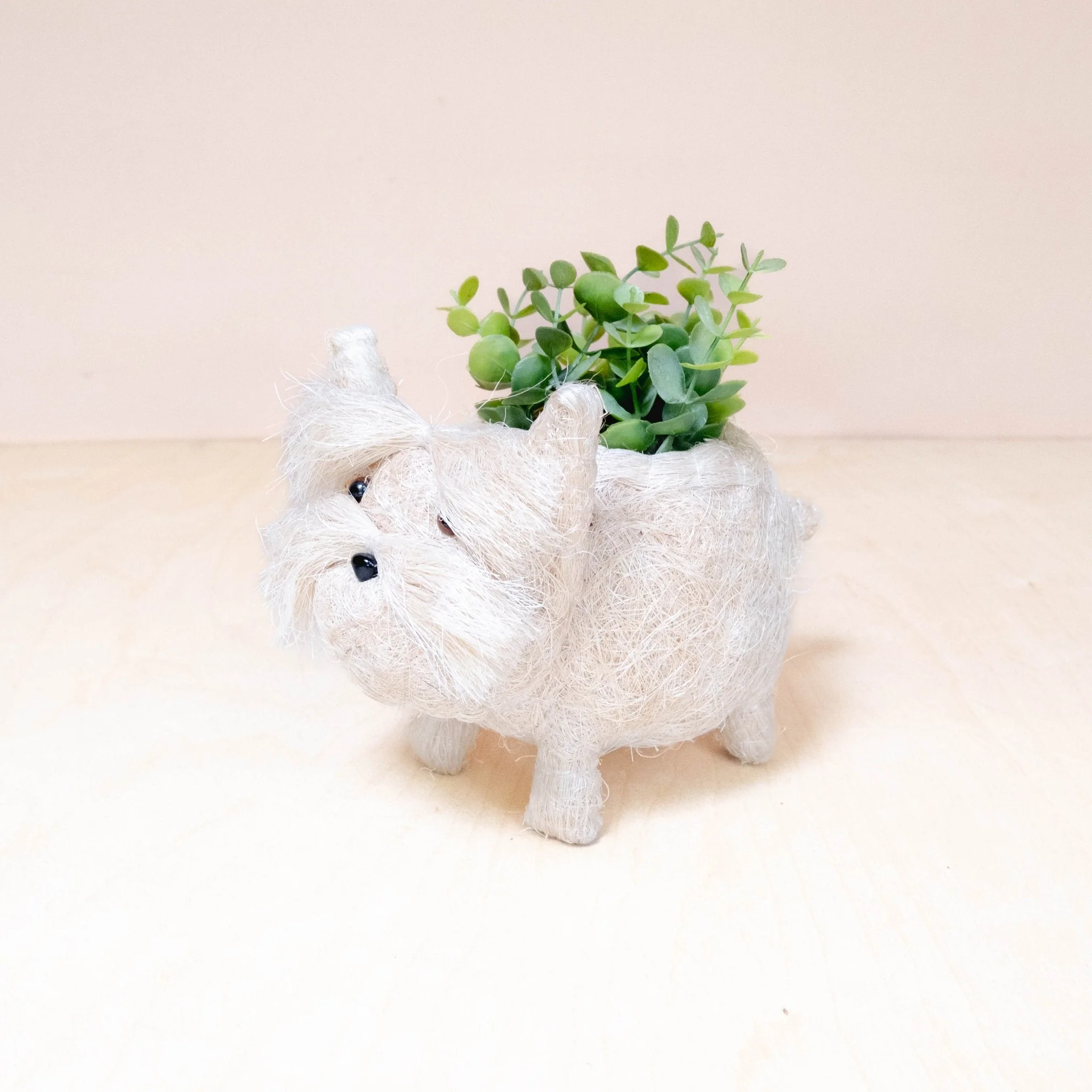 Baby Westie Planter - Handmade Pots