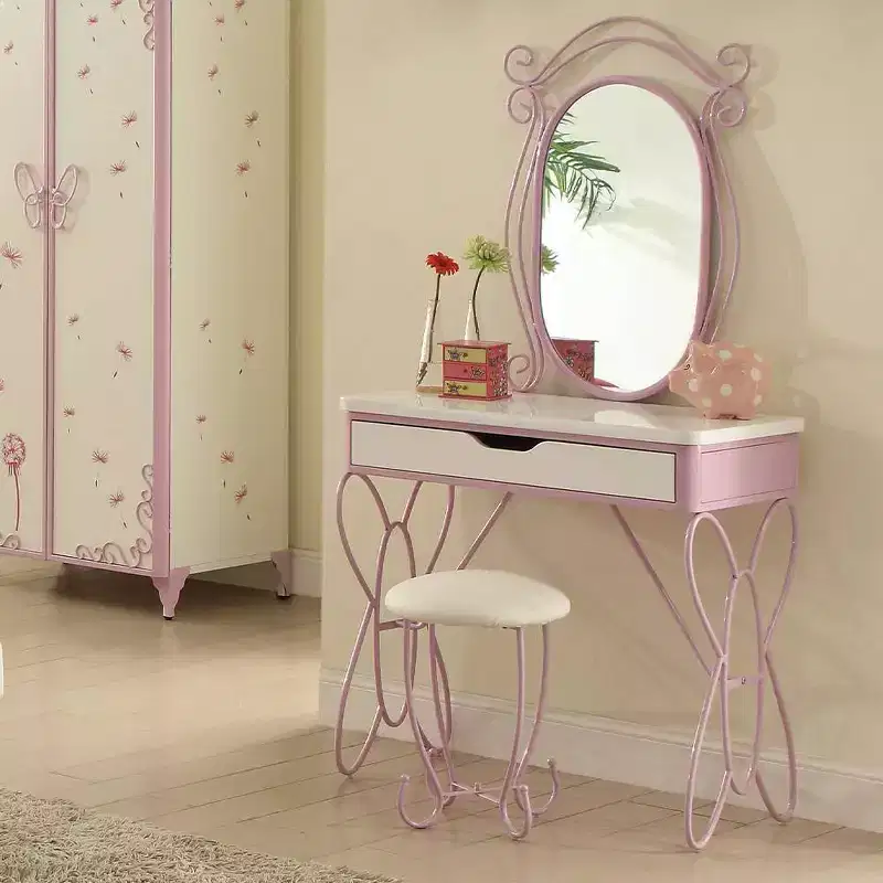 Priya II 32" Ottomans and Benches White/Light Purple - Acme Furniture: Tufted Upholstered Rectangle with Metal Frame