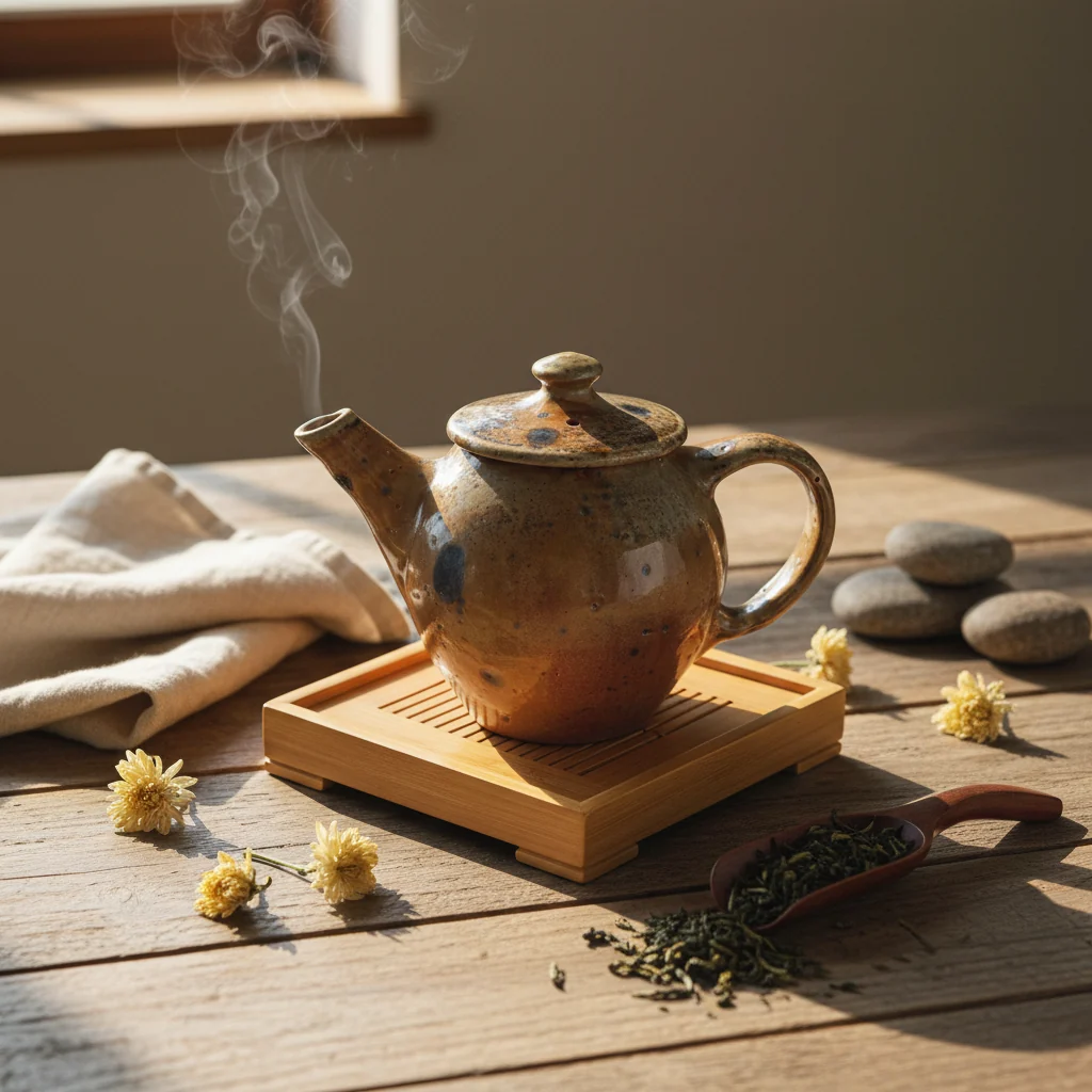 Shino Natural Ash Teapot