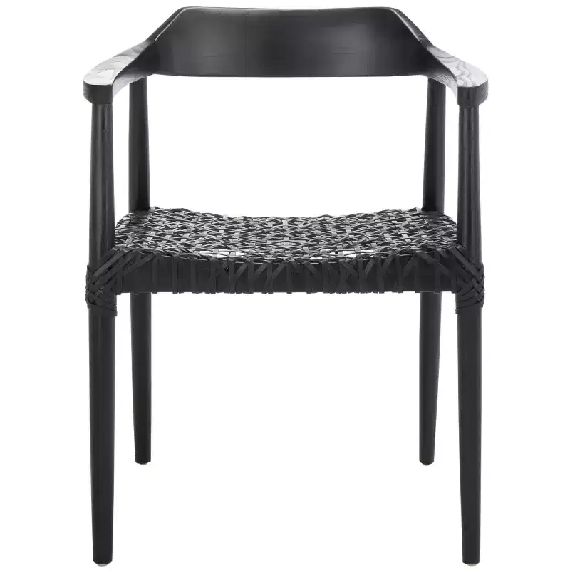 Munro Leather Woven Accent Chair - ACH1005 - Safavieh