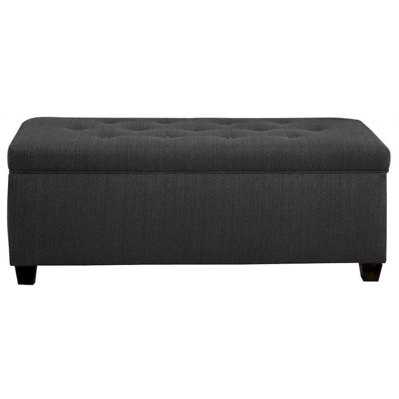 The Sole Secret Shoe Storage Bench - Candice Charcoal