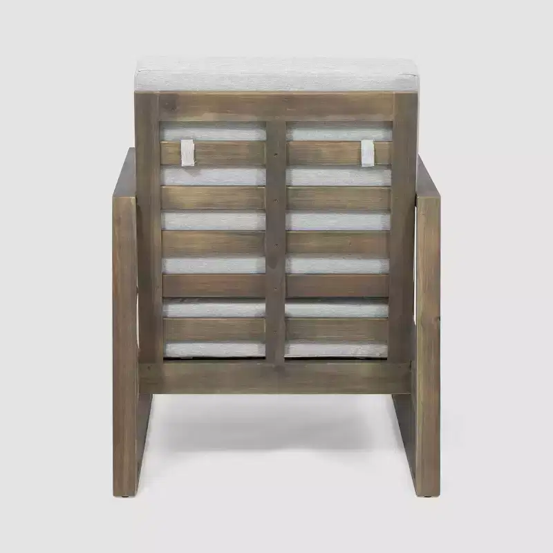 Belgian 2pk Acacia Wood Club Chair - Christopher Knight Home