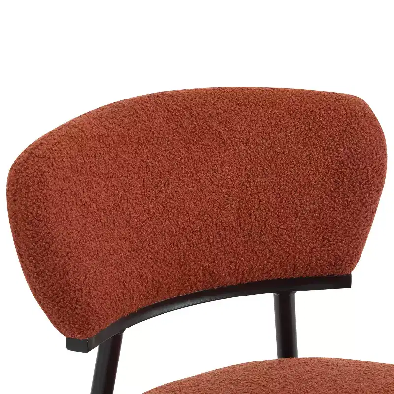 Christopher Knight Home Atrass Upholstered Dining Chair with Metal Legs (Set of 4)