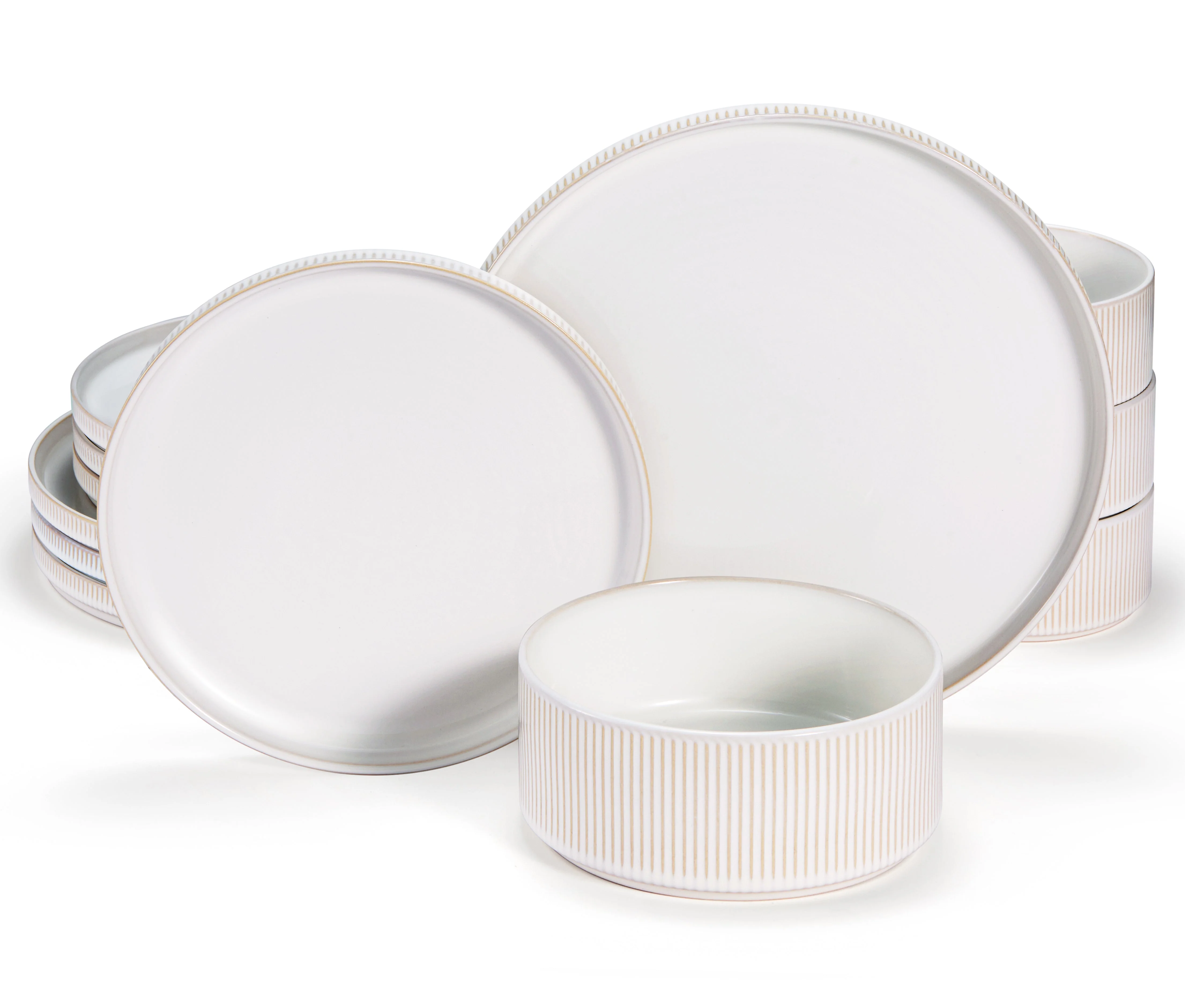 Ceramic Dinnerware Set, 12 Piece, Service for 4