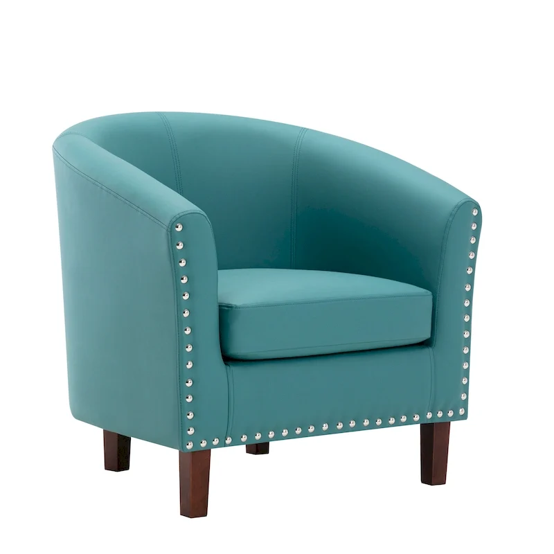 Carson Carrington Junsele PU Leather Accent Club Chair