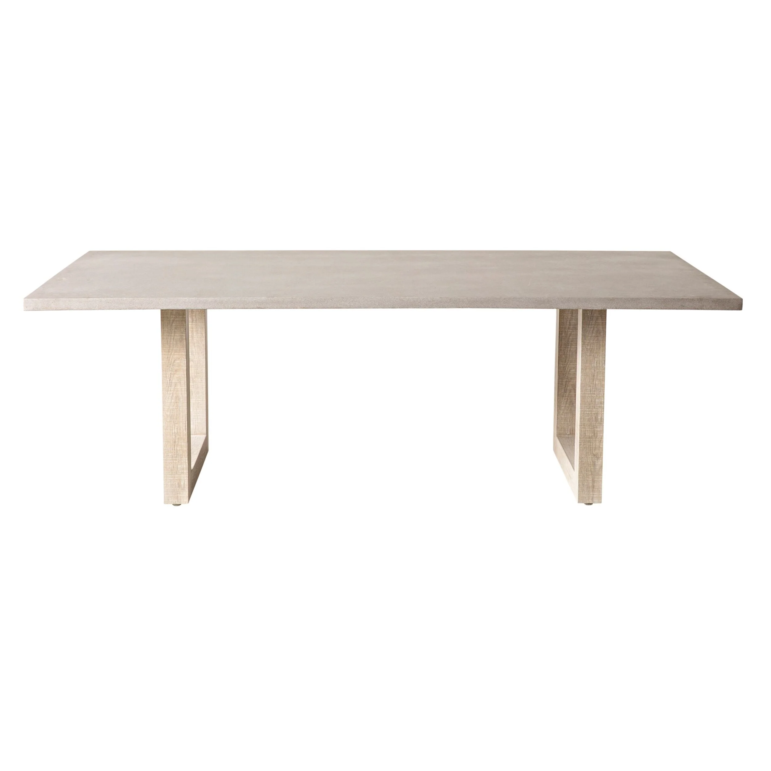 Mantara Outdoor Teak Timber Dining Table Natural 220cm