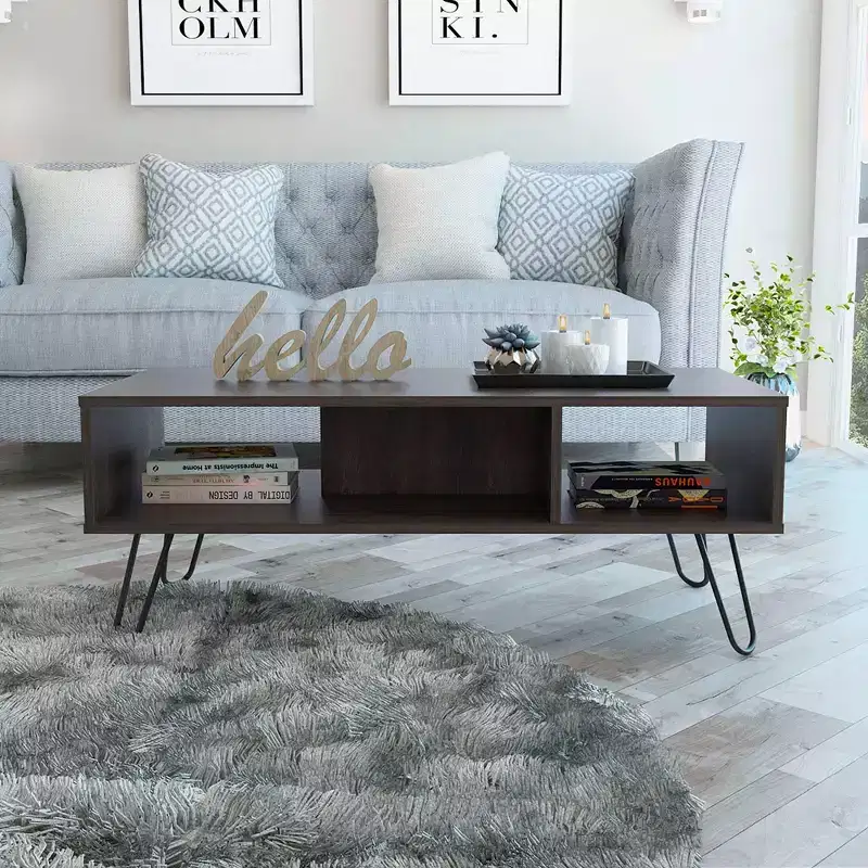 Catania Coffee Table Espresso - Boahaus