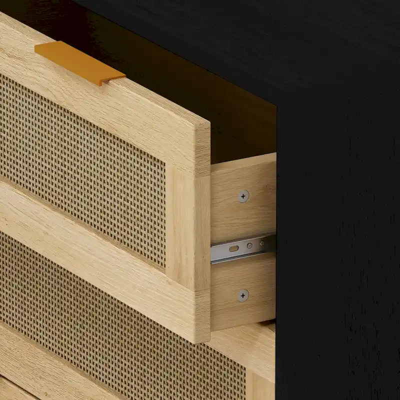 31.50L 3-Drawers Rattan Cabinet
