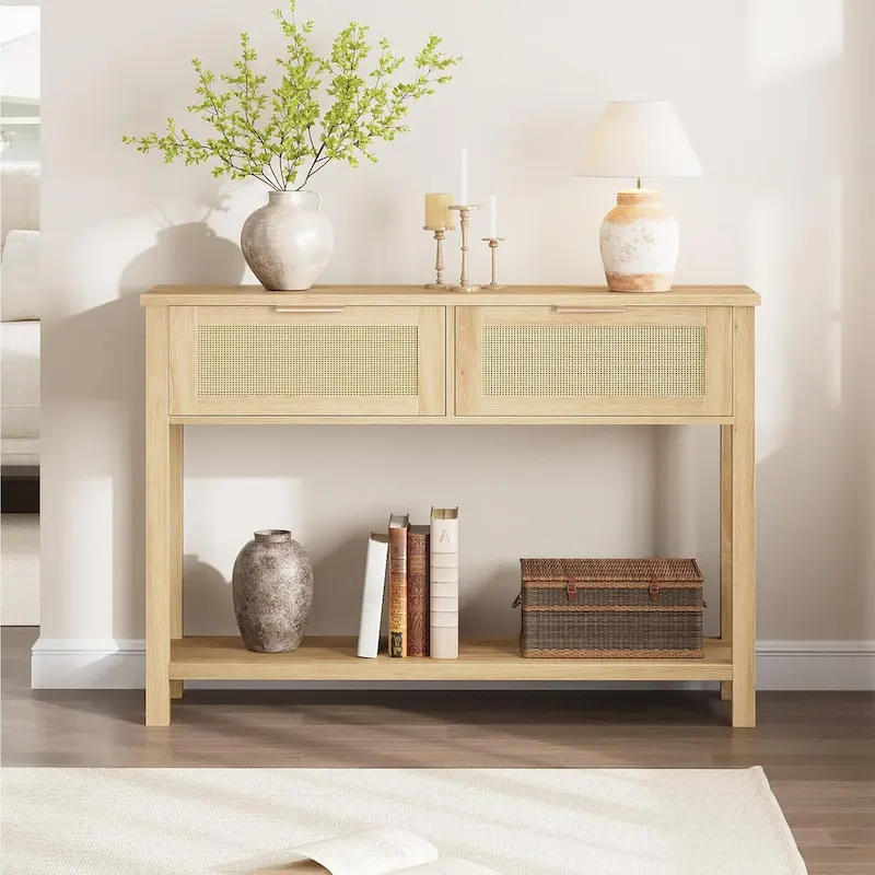Entryway Table with 2 Drawers