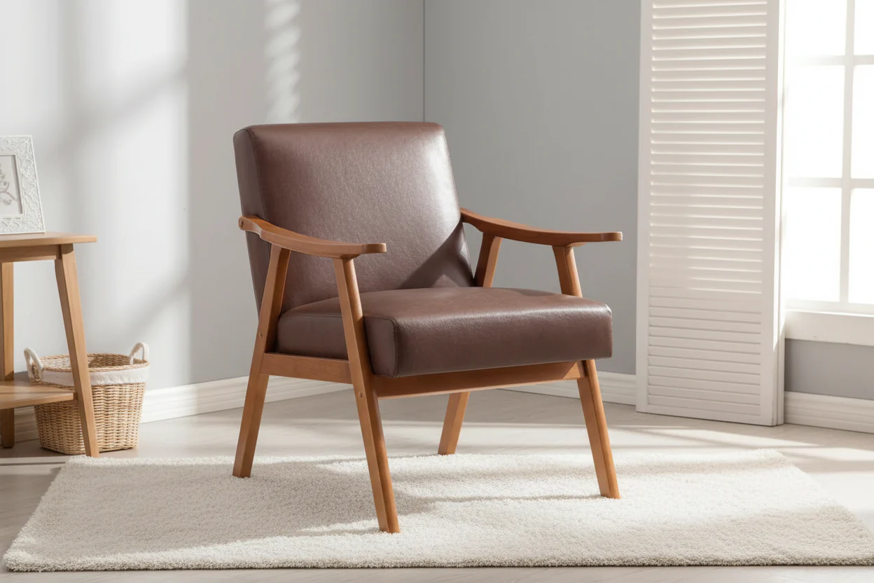 Mid-Century Accent Chair for Living Room