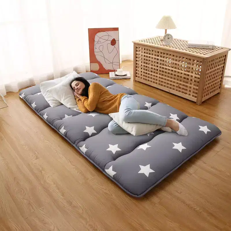 Floral Futon Mattress - Floor Sleeping Pad, Twin & Full