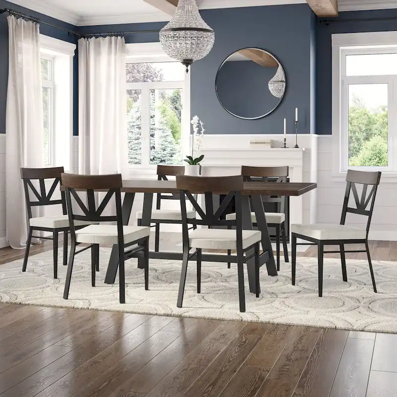 Amisco Otello 40 x 72 Solid Wood Dining Table