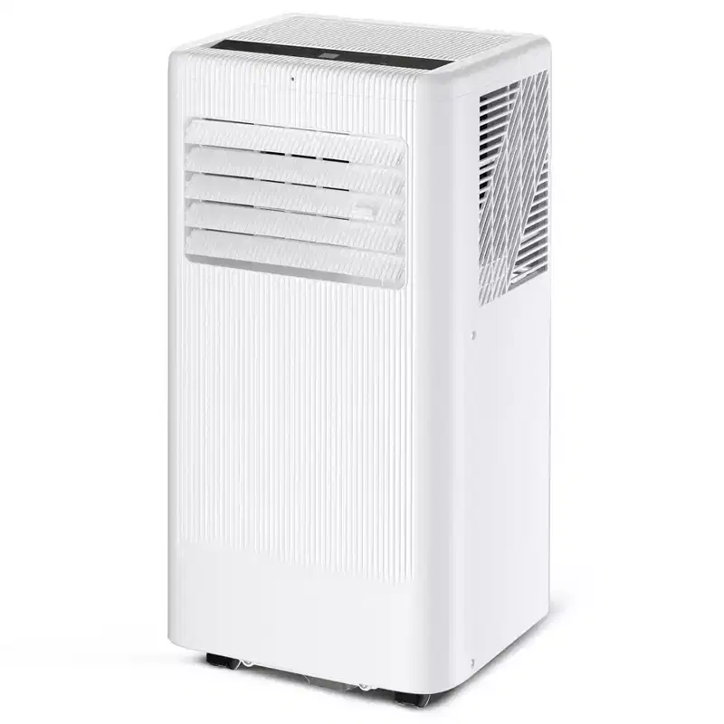8000 BTU Mobile Air Conditioner,3 In 1 AC Unit with 360 Degree Cast,Cools 420 Sq Ft Fast, Sleep Mode, Built-In Dehumidifier, Fan Mode
