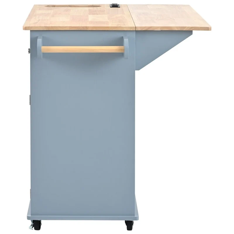 Kitchen Island with Power Outlet