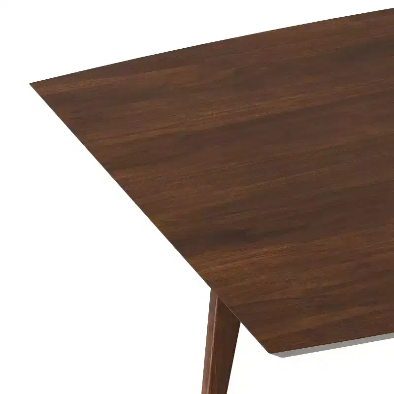Tierney 66-84 inch x 40 inch Rectangle Mid-Century Modern Extendable Dining Table