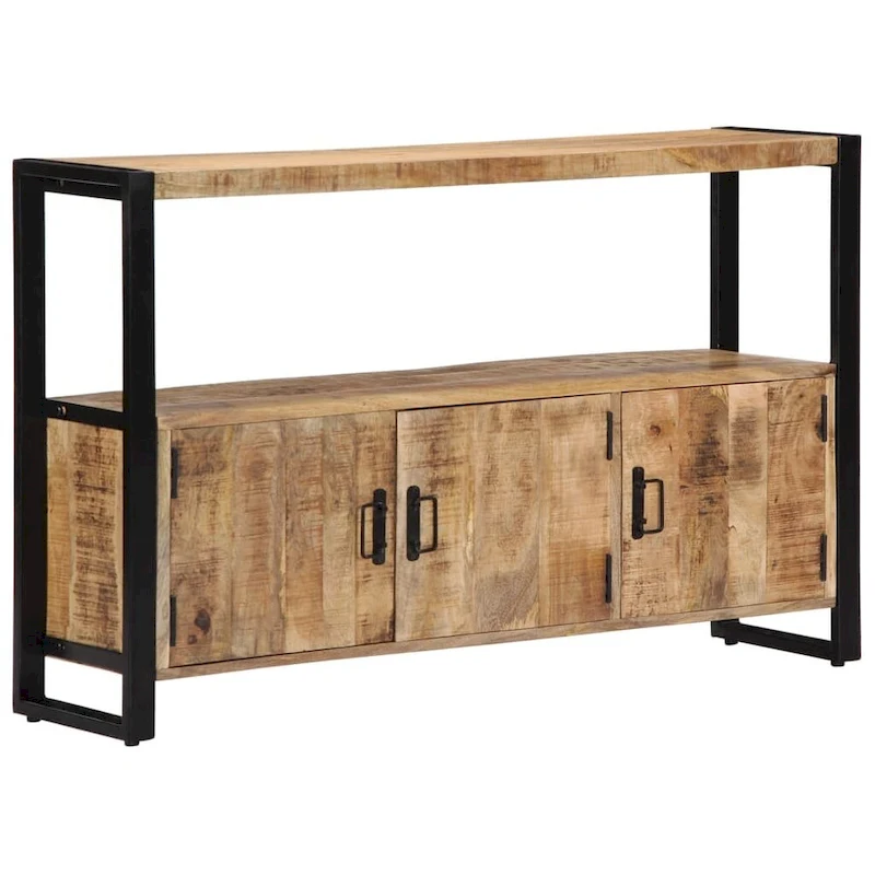 vidaXL Side Cabinet 47.2x11.8x29.5 Solid Mango Wood