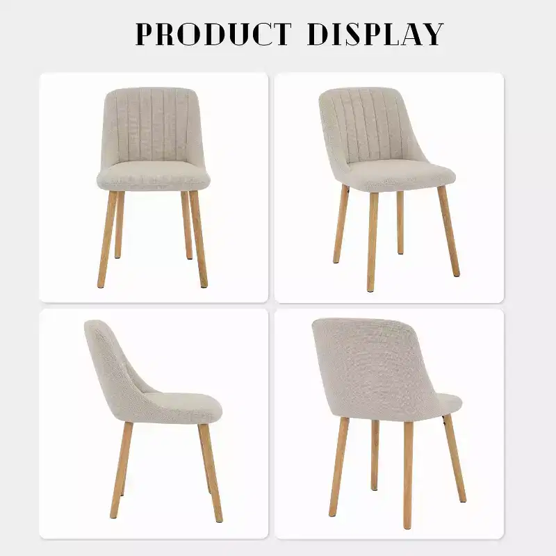 COZONY Modern Dining Room Kitchen Chairs, Upholstered Fabric Side Chairs for Living Room