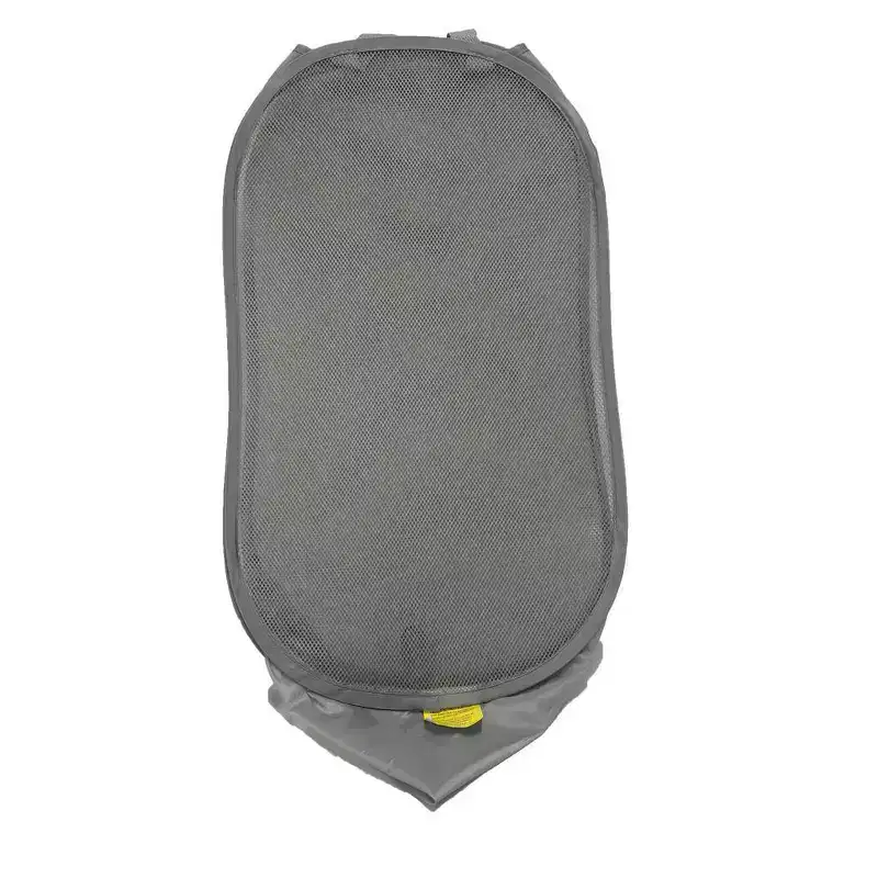 Pop-Up Collapsible Mesh Laundry Hamper — Cube Shape, Double Handles, Lightweight
