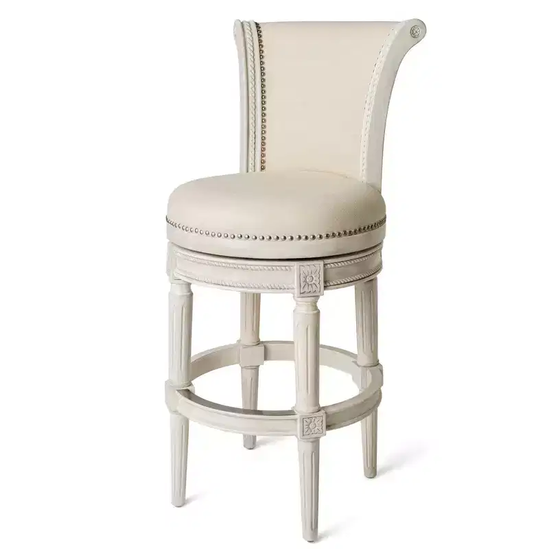 Maven Lane Pullman Swivel Bar Stools with Fabric