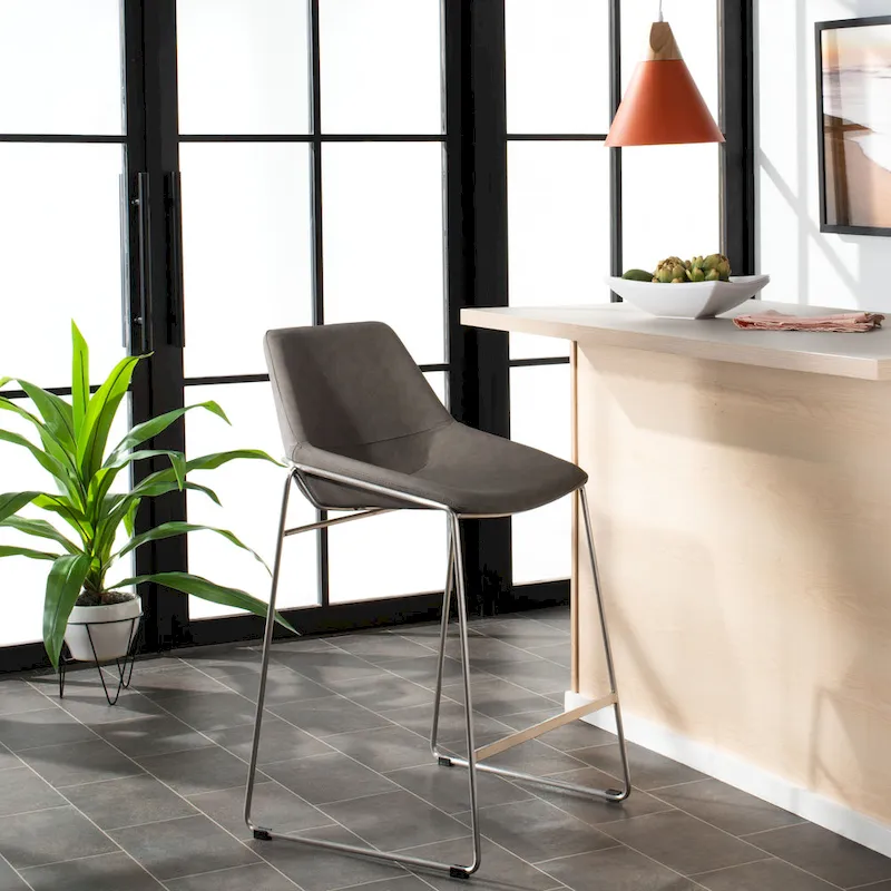 Mid-Century Modern Counter Stool - 25 W x 22 D x 39 H