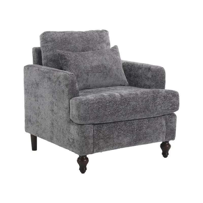 Wooden Frame Armchair, Modern Accent Chair Lounge Chair