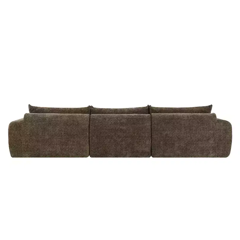 Whisen 116 Modular 4-Seat Sofa Bed, Spacious Foam Filled, Elderly/Baby Safe, No Assembly, Free Combination