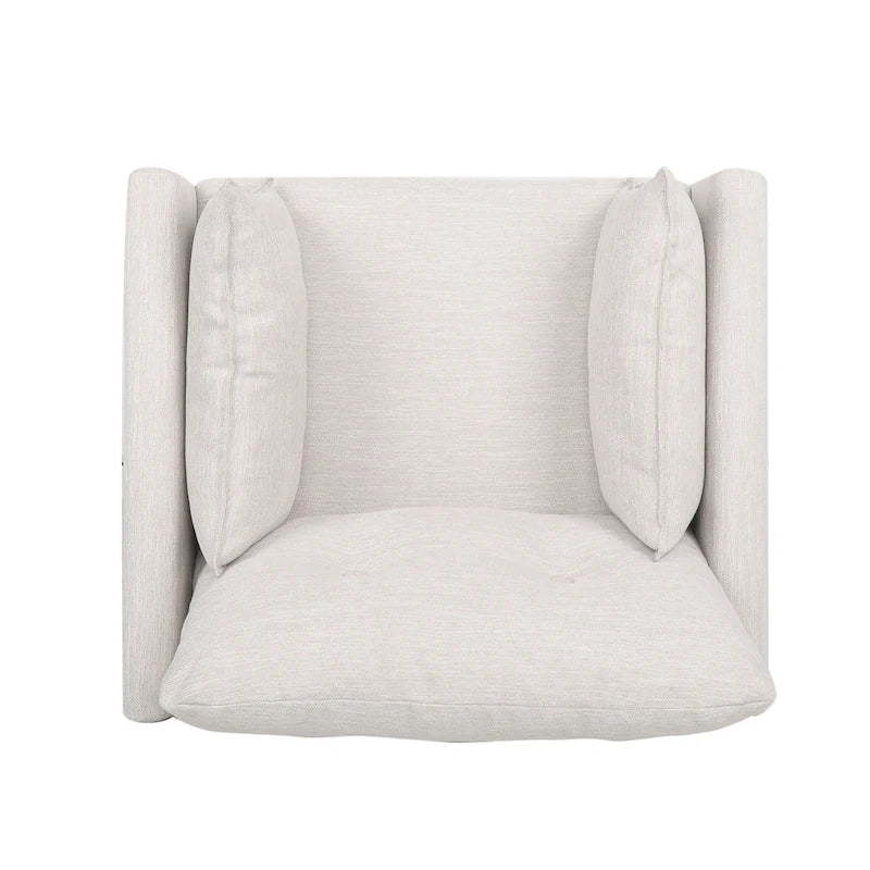 Symonds Tufted Club Chair with Accent Pillows by Christopher Knight Home