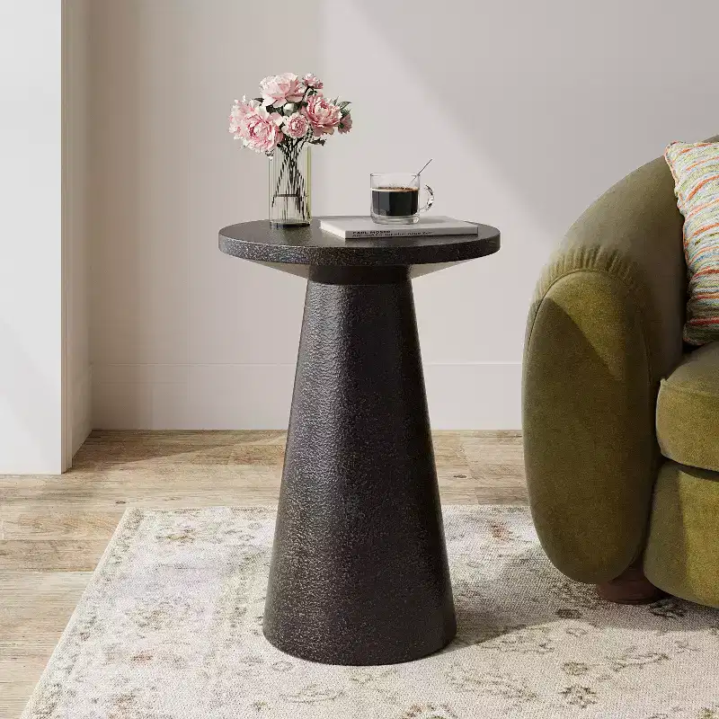 Modern Lightweight Concrete Side Table