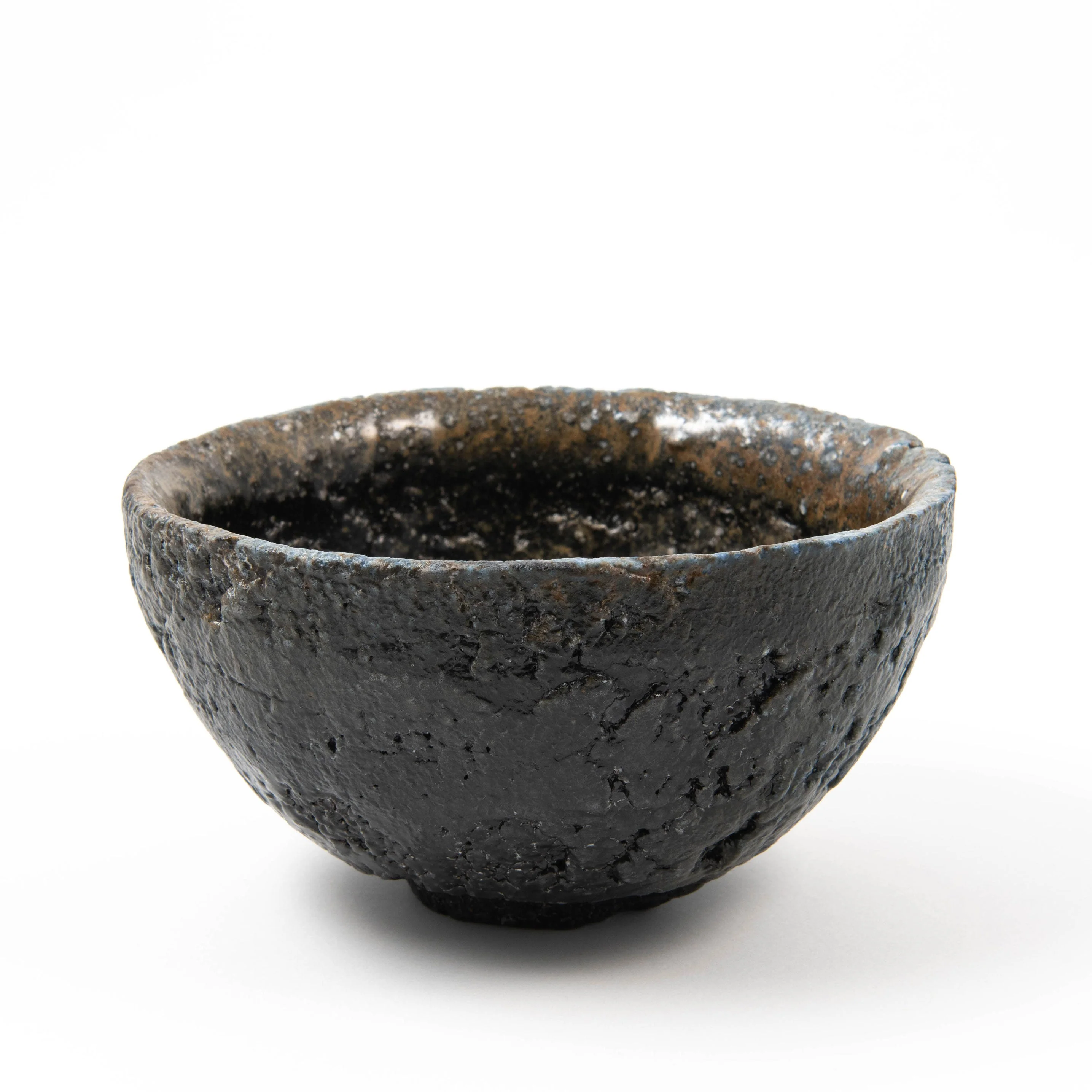 Black Wood-Fired Teabowl