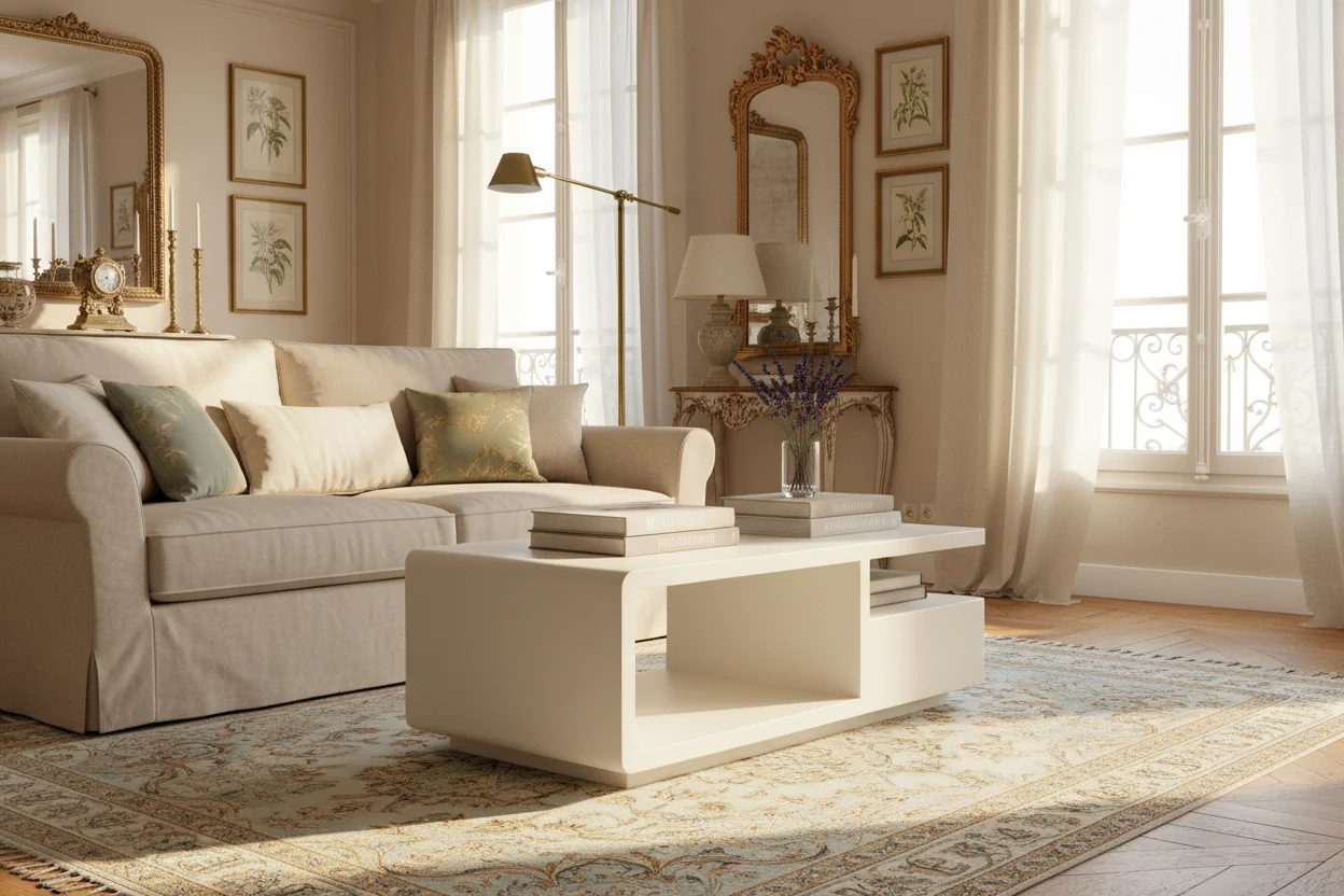 White Modern Coffee Table