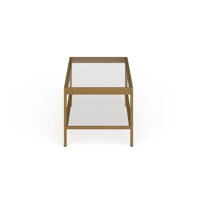 Alexis Metal and Glass Coffee Table
